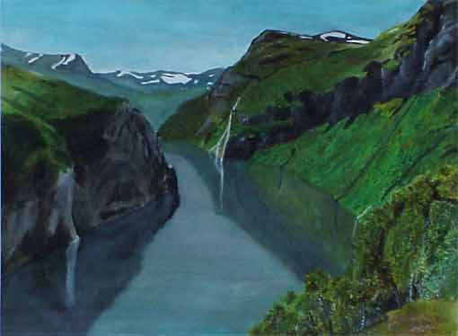 Geiranger1. Paintings